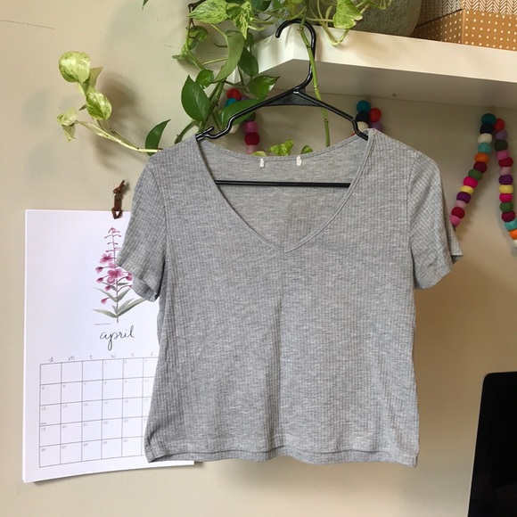 Gray crop top - Picture 1 of 1